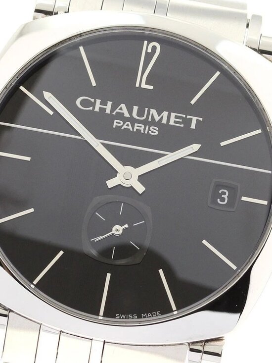 Chaumet Dandy Small seconds black Dial Automatic Men\'s Watch_945133